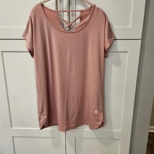 Pink Women's Top with Back Detail